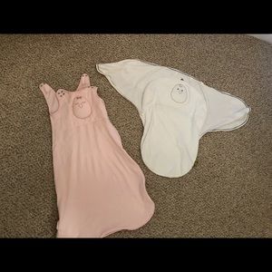 Nested Bean Swaddle/Sleep sack bundle